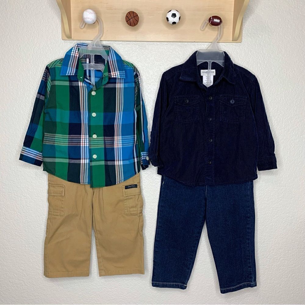 BUNDLE (4) NWOT 18 Months Baby Boy Long Sleeves and Pants